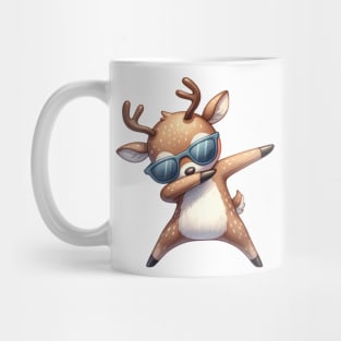 Christmas Reindeer Dabbing Dance Mug